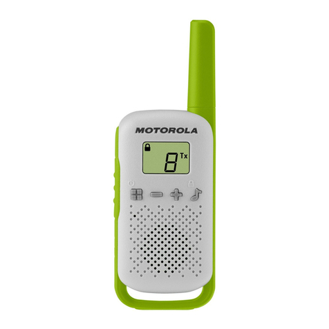 Motorola Talkabout T110 Series User manual