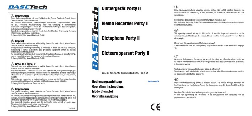BASETech Porty II operating instructions