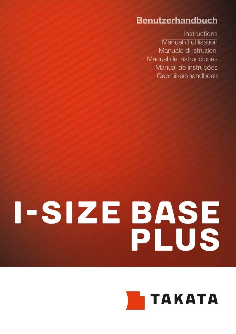 TAKATA I-SIZE BASE PLUS User manual TAKATA I-SIZE BASE PLUS User manual