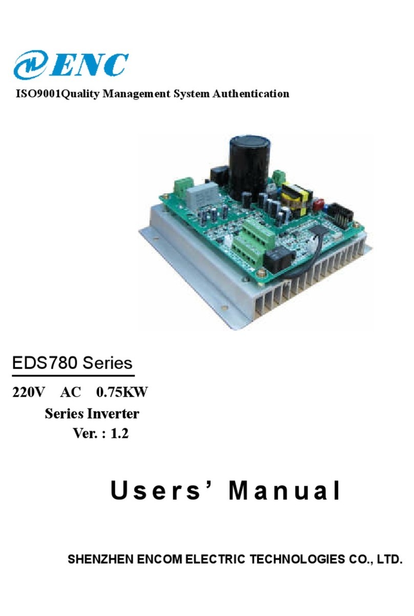 SHENZHEN ENCOM ELECTRIC TECHNOLOGIES CO. EDS780 Series User manual