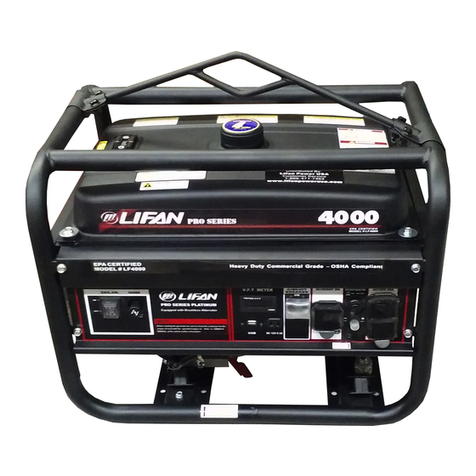 LIFAN	 Power USA PRO Series Operating instructions and owner's manual
