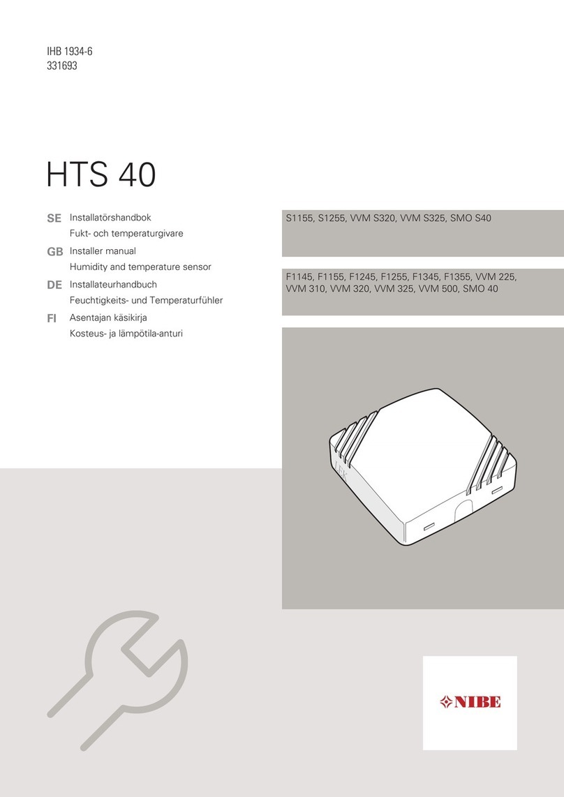 Nibe HTS 40 Installer manual