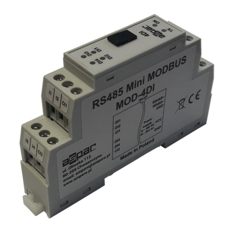 Aspar Mini Modbus 4DI user manual