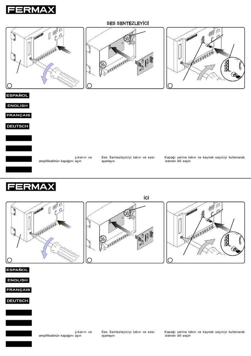 Fermax VOX 1 instructions