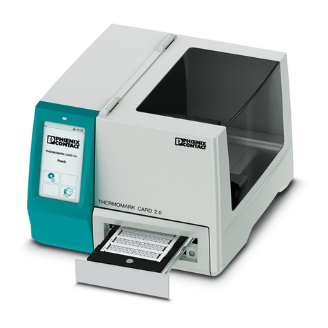 Phoenix Contact THERMOMARK CARD 2.0 User manual