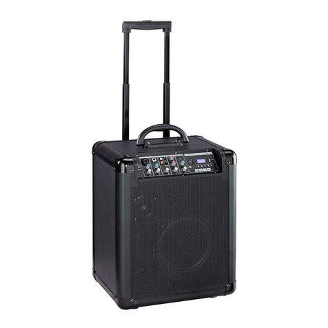 Sound Sation Blackport 80BTRW User manual