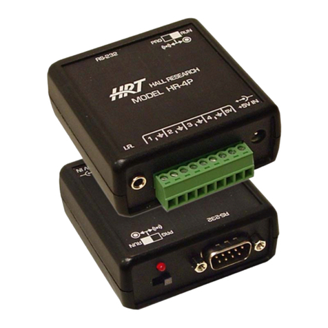 Hall Research Technologies HR-4P manual