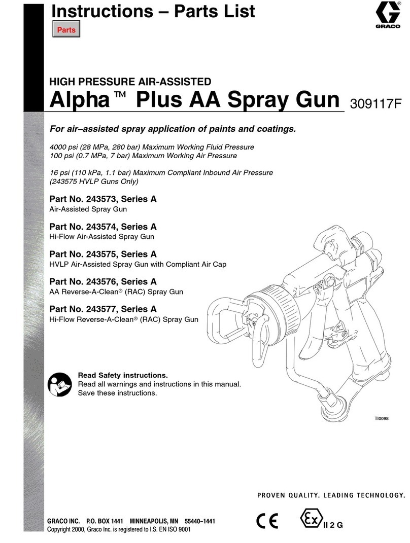 Graco Alpha Plus AA Operation manual