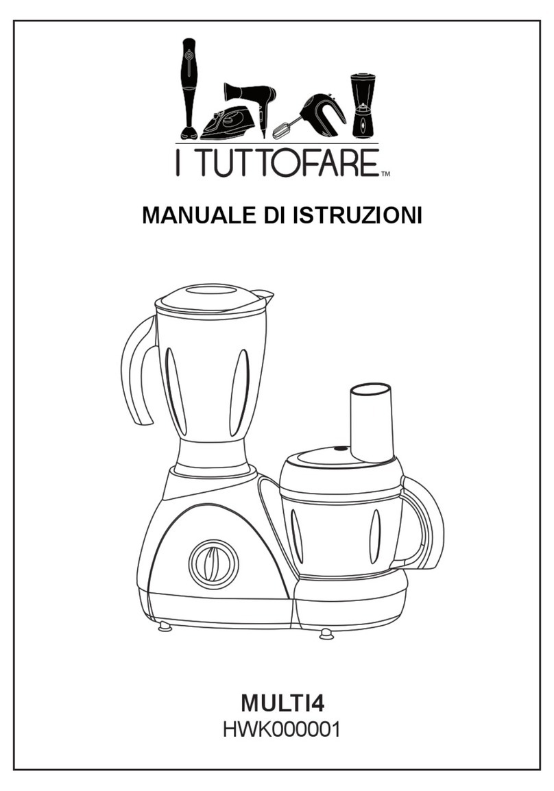 Kasanova I TUTTOFARE MULTI4 instruction manual