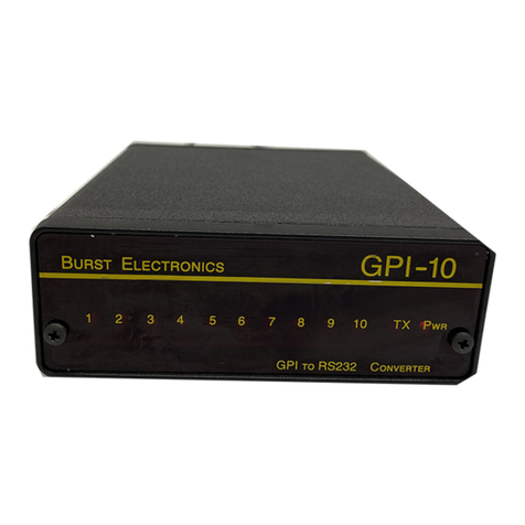Burst Electronics GPI-10 manual