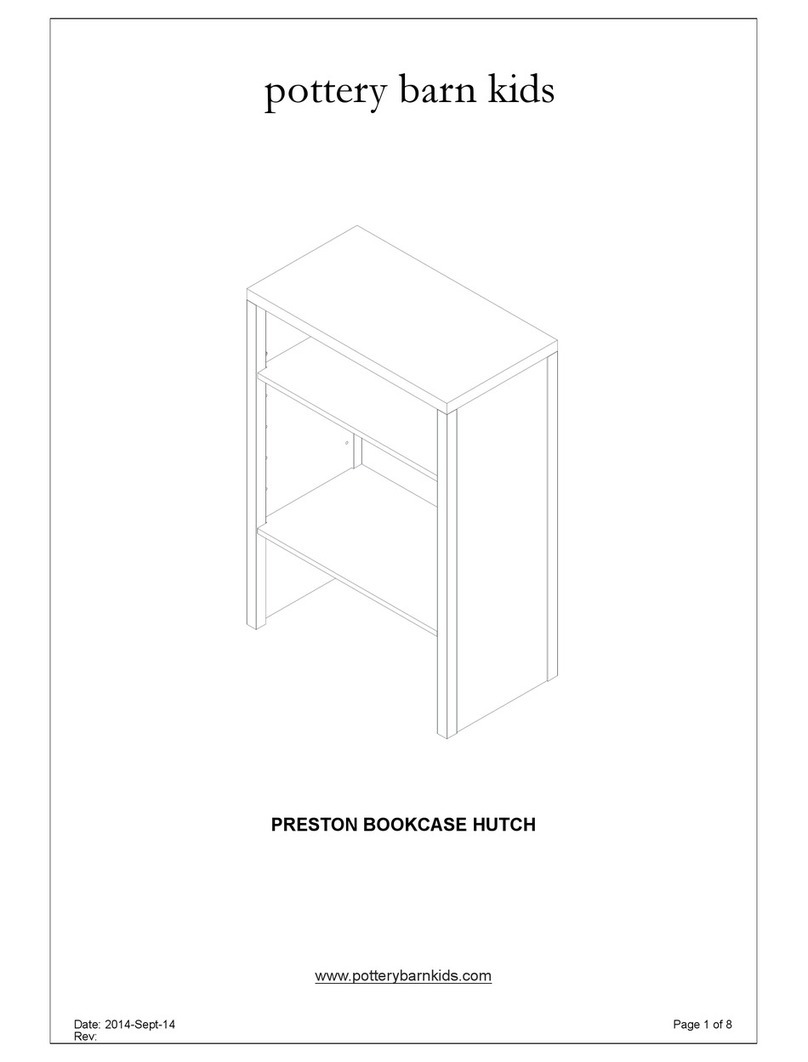 pottery barn kids PRESTON Important safety and assembly instructions pottery barn kids PRESTON Important safety and assembly instructions