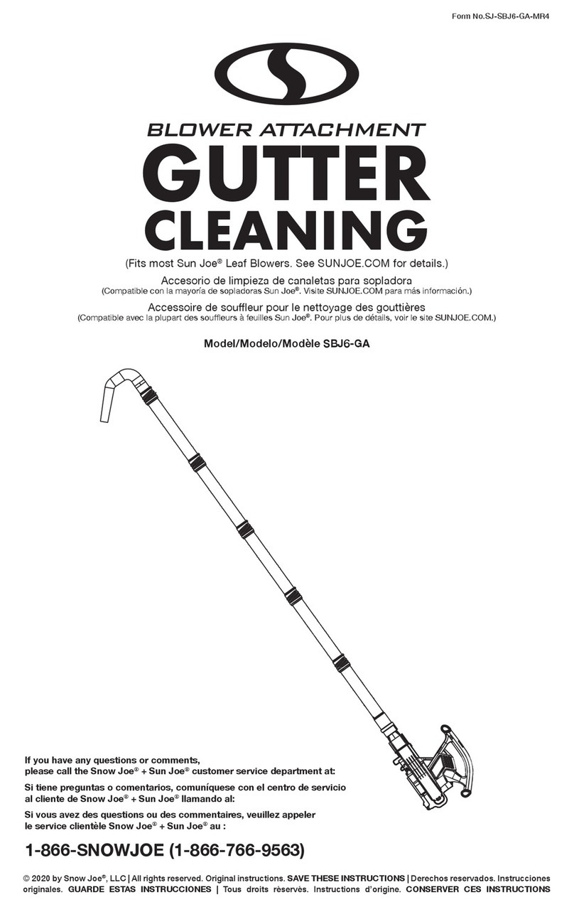 SNOWJOE Sun Joe SBJ6-GA User manual