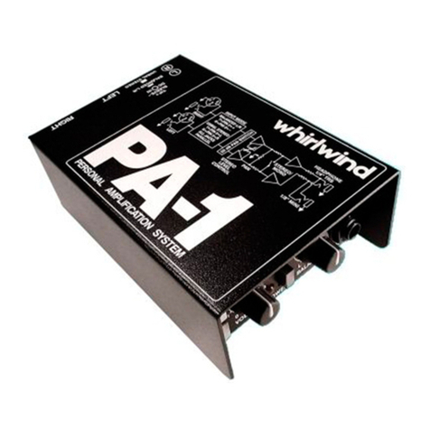 Whirlwind PA-1 manual
