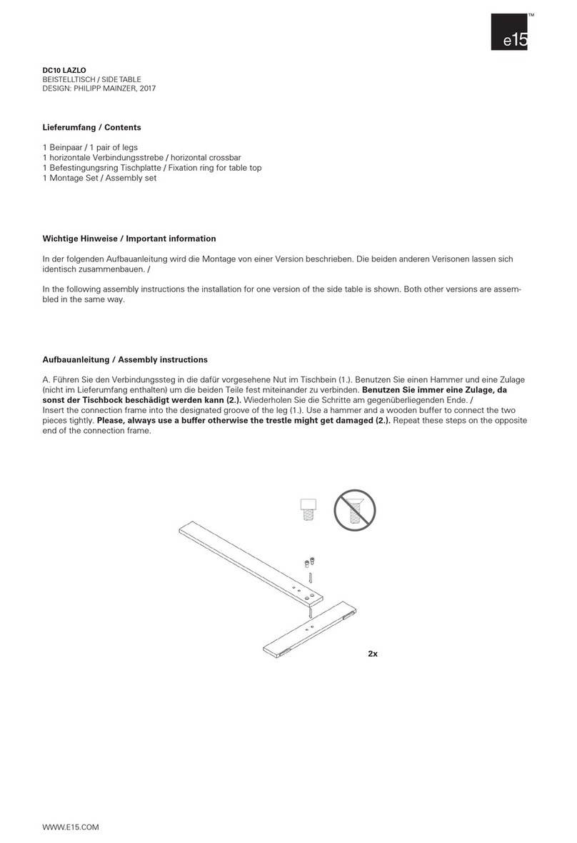 E15 DC10 LAZLO User manual