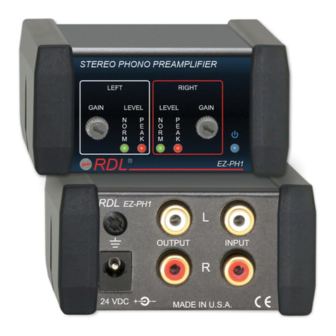 RDL EZ Series User manual