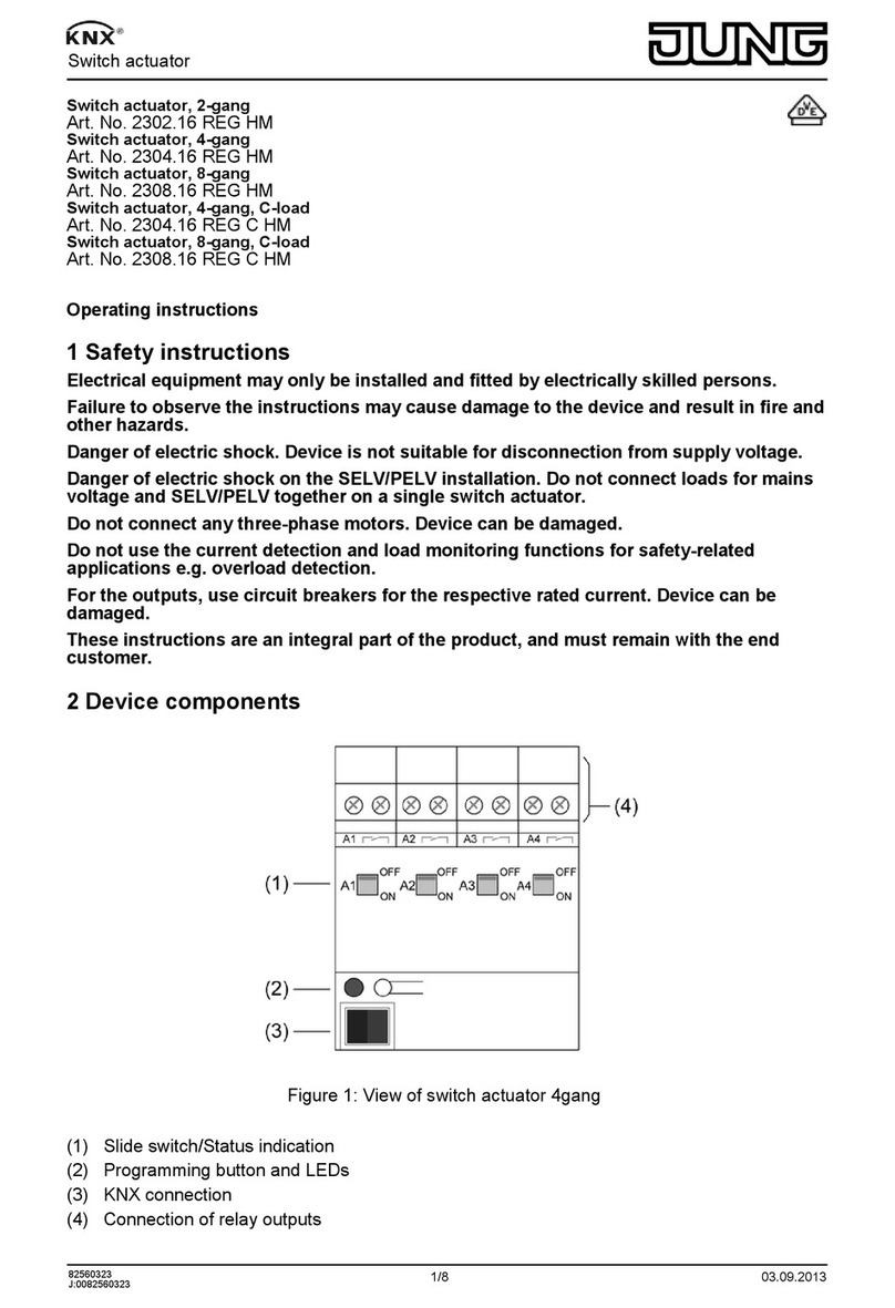 Jung 2302.16 REG HM User manual