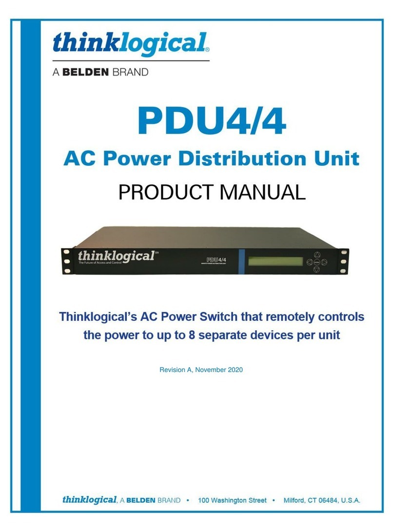 Belden thinklogical PDU4/4 product manual
