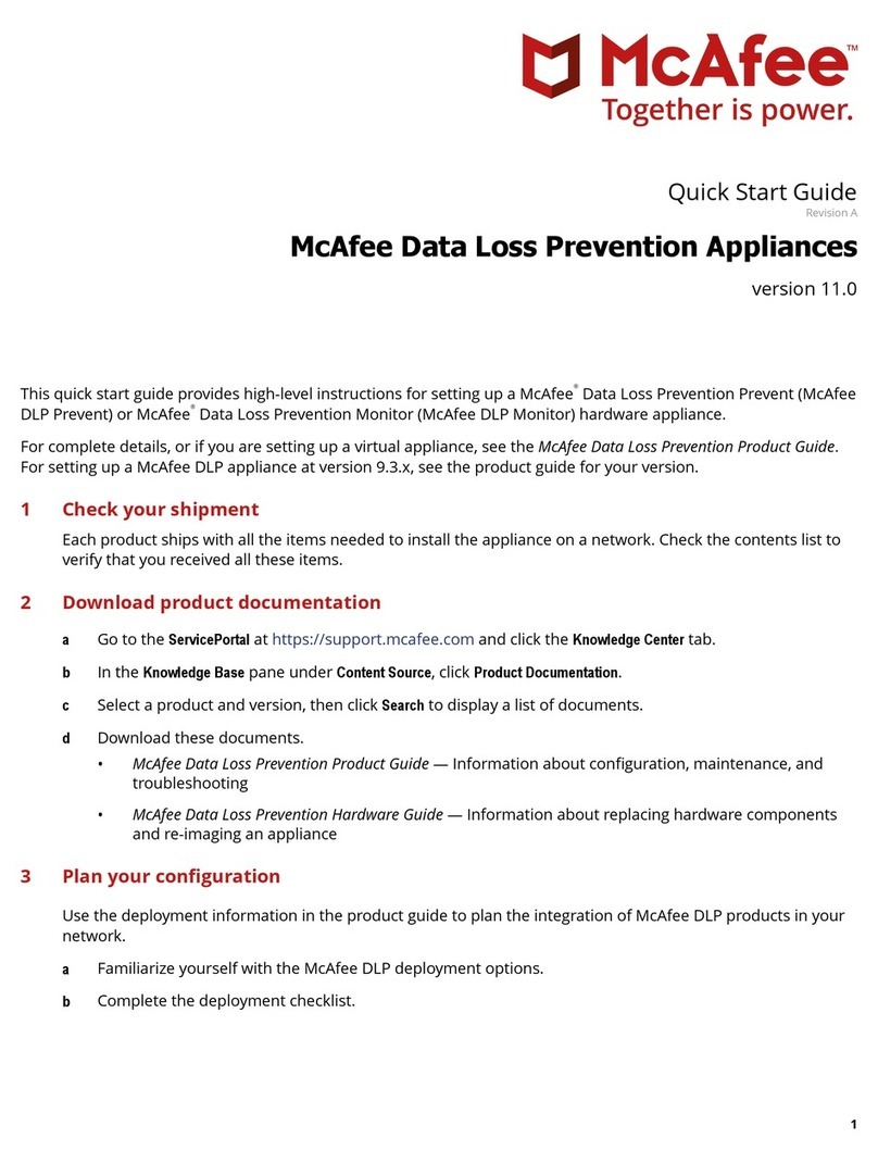 McAfee Data Loss Prevention Prevent User manual McAfee Data Loss Prevention Prevent User manual
