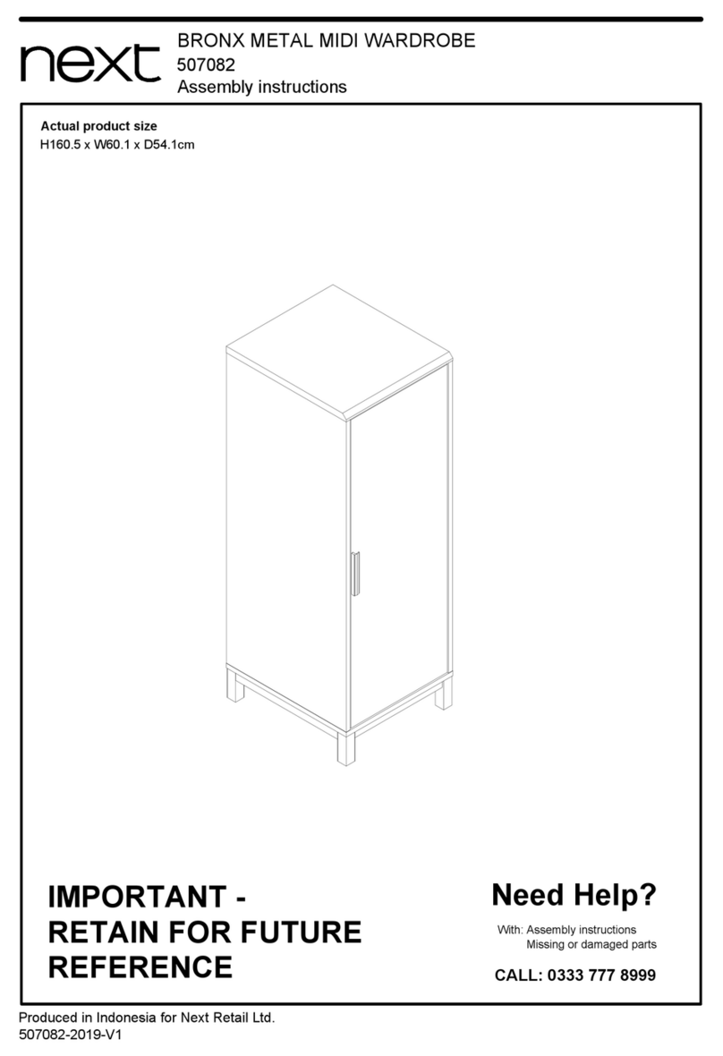 Next BRONX METAL MIDI 507082 User manual