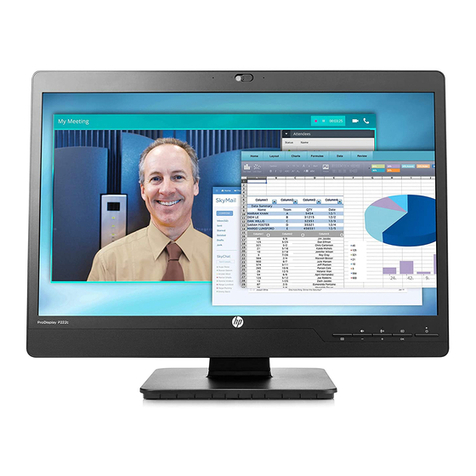 HP ProDisplay P222c User manual HP ProDisplay P222c User manual