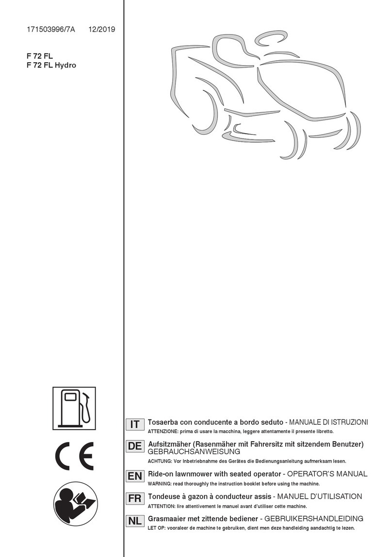 Stiga F 72 FL User manual