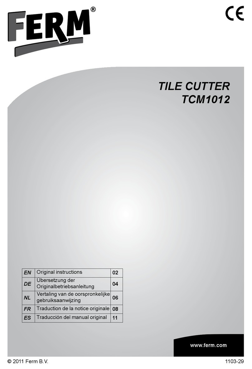 Ferm TCM1012 User manual