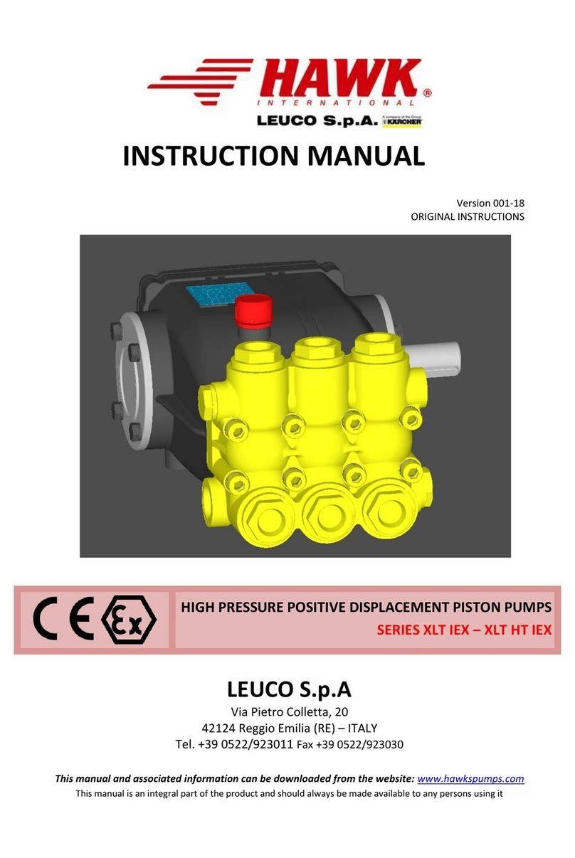 Hawk XLT IEX Series instruction manual