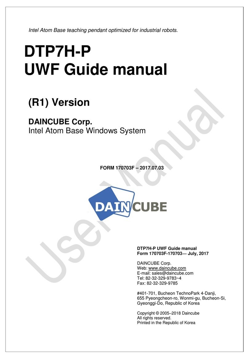 DAINCUBE DTP7H-P Guide manual