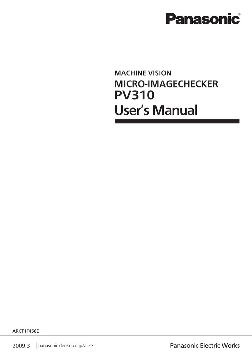 Panasonic Micro-Imagechecker PV310 Mounting instructions Panasonic Micro-Imagechecker PV310 Mounting instructions