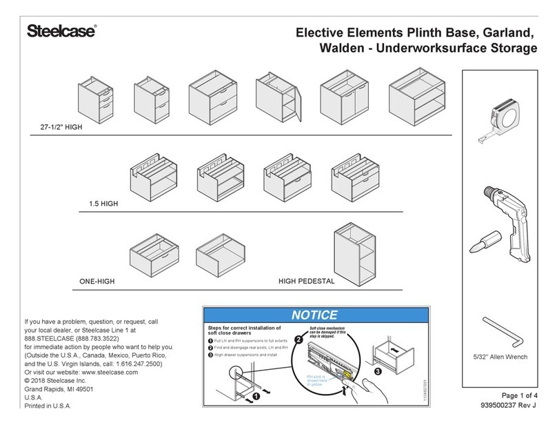 Steelcase Elective Elements Storage manual