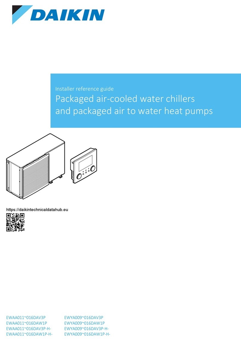 Daikin EWAA0 DAV3P Series Installer's reference guide