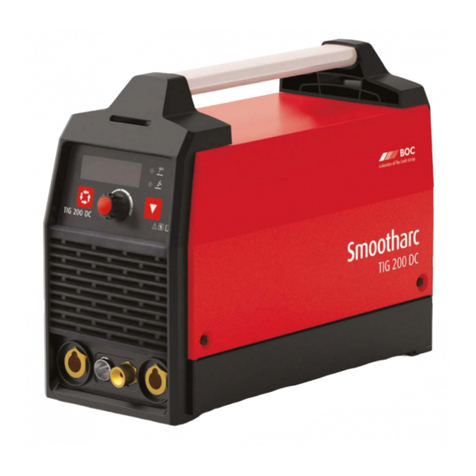 Linde BOC Smootharc TIG200 DC User manual