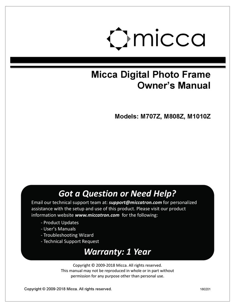 Micca M707Z User manual
