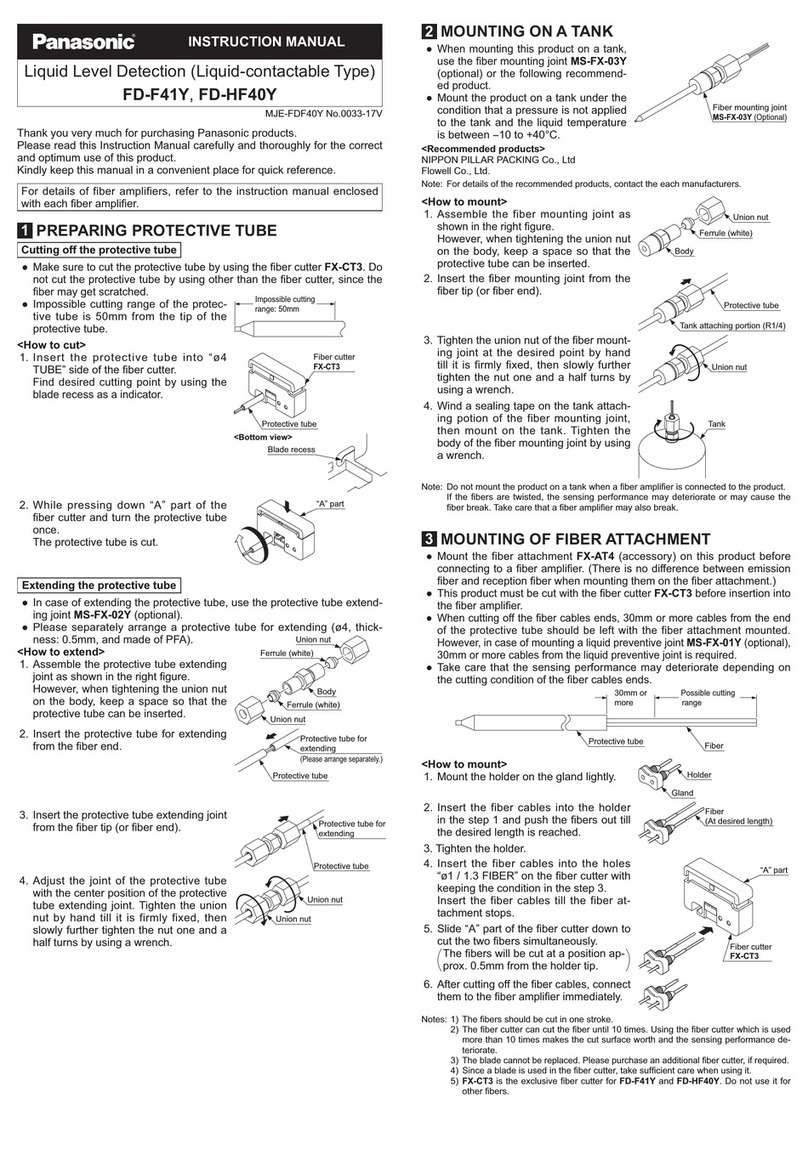 Panasonic FD-F41Y instruction manual