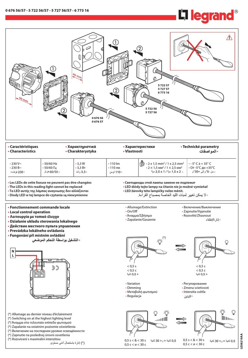 LEGRAND 0 676 56 manual