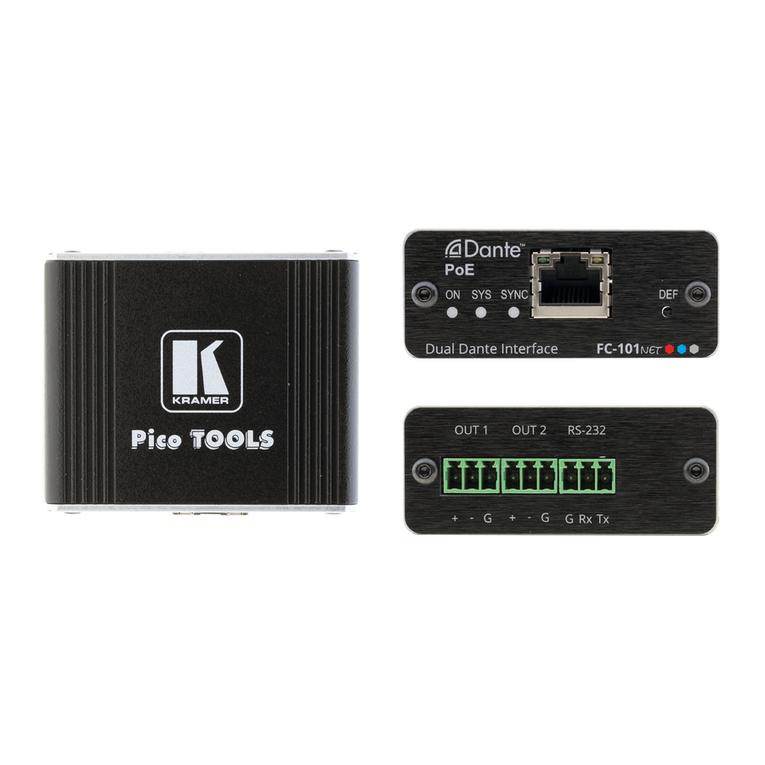 Kramer FC-101Net quick start guide