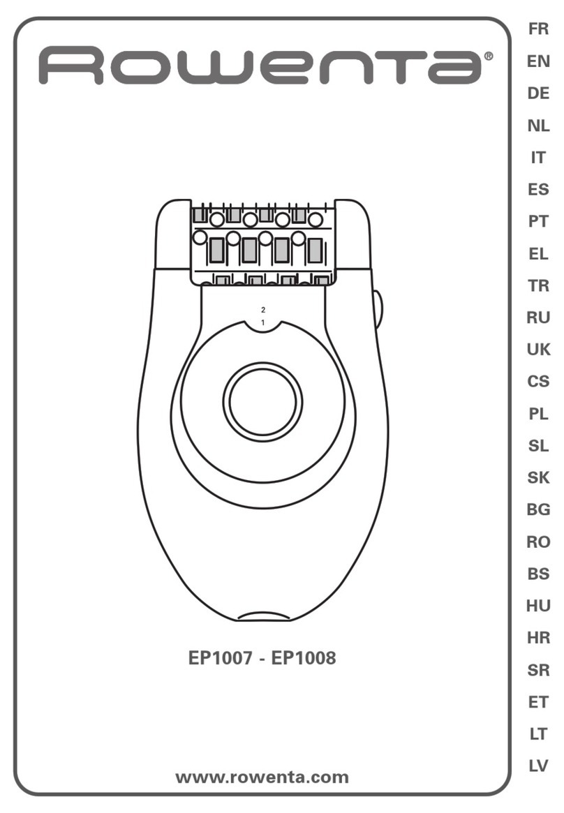 Rowenta LOVELY EP1007 Series User manual