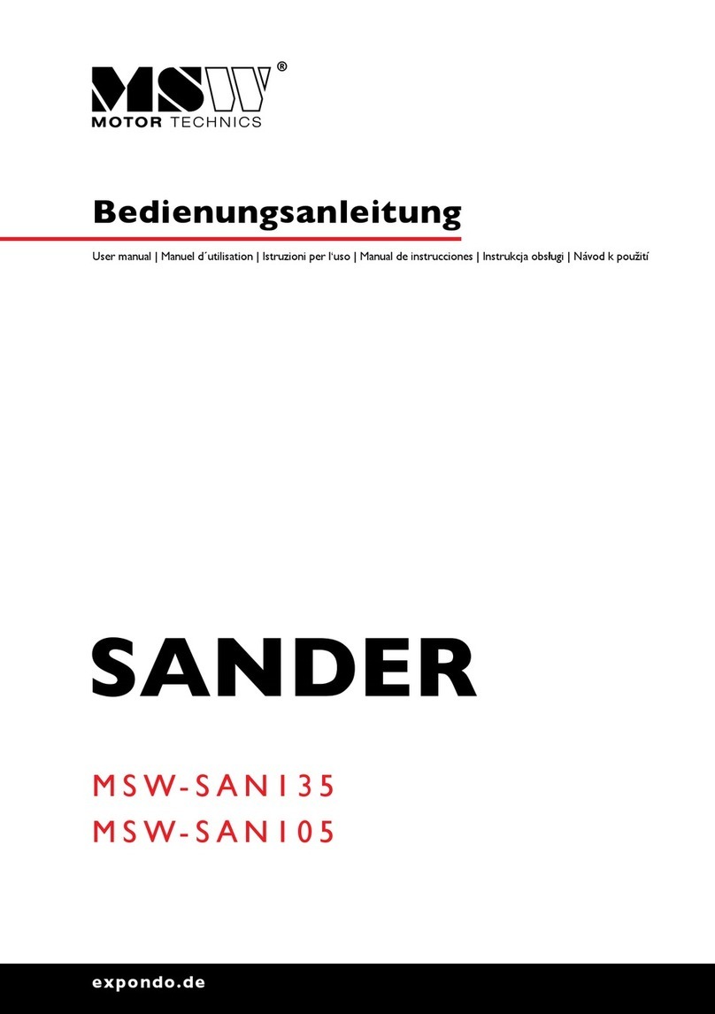 MSW MSW-SAN135 User manual