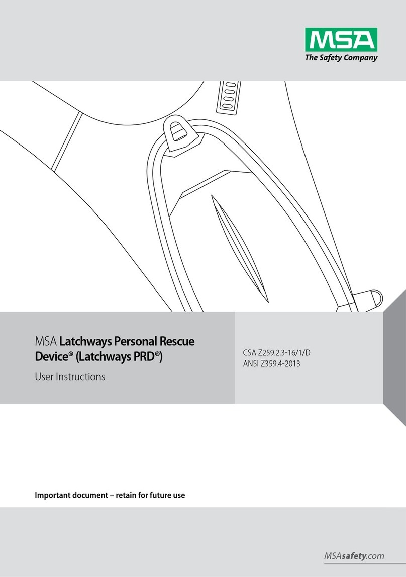 MSA Latchways PRD 68220 User manual MSA Latchways PRD 68220 User manual