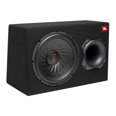 Harman JBL BassPro 12 User manual