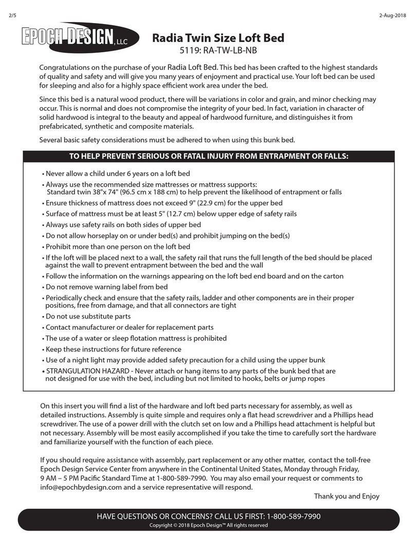 Epoch Design Radia 5119 instructions