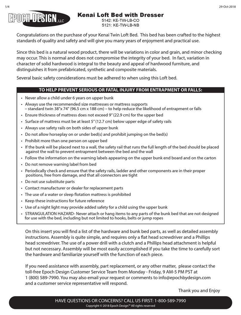Epoch Design Kenai 5142 User manual Epoch Design Kenai 5142 User manual