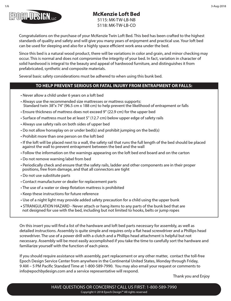 Epoch Design McKenzie 5115 instructions