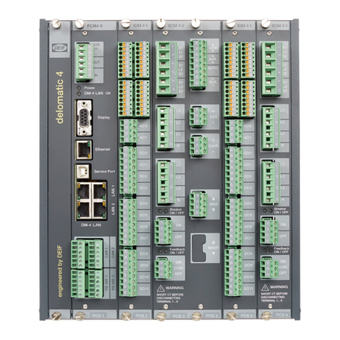 Deif DELOMATIC 4 Series Replacement instructions