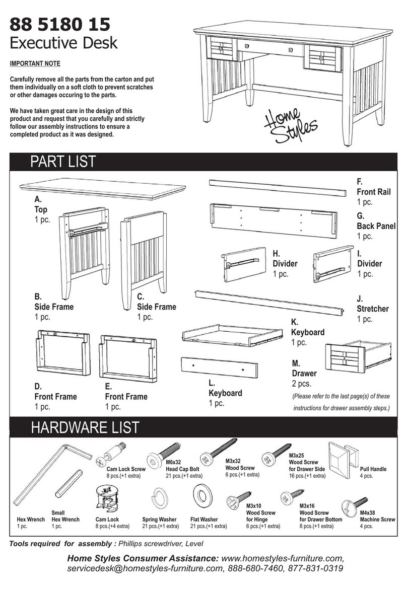 Home Styles 88 5180 15 User manual
