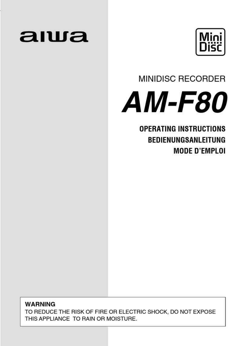 Aiwa AM-F80 User manual