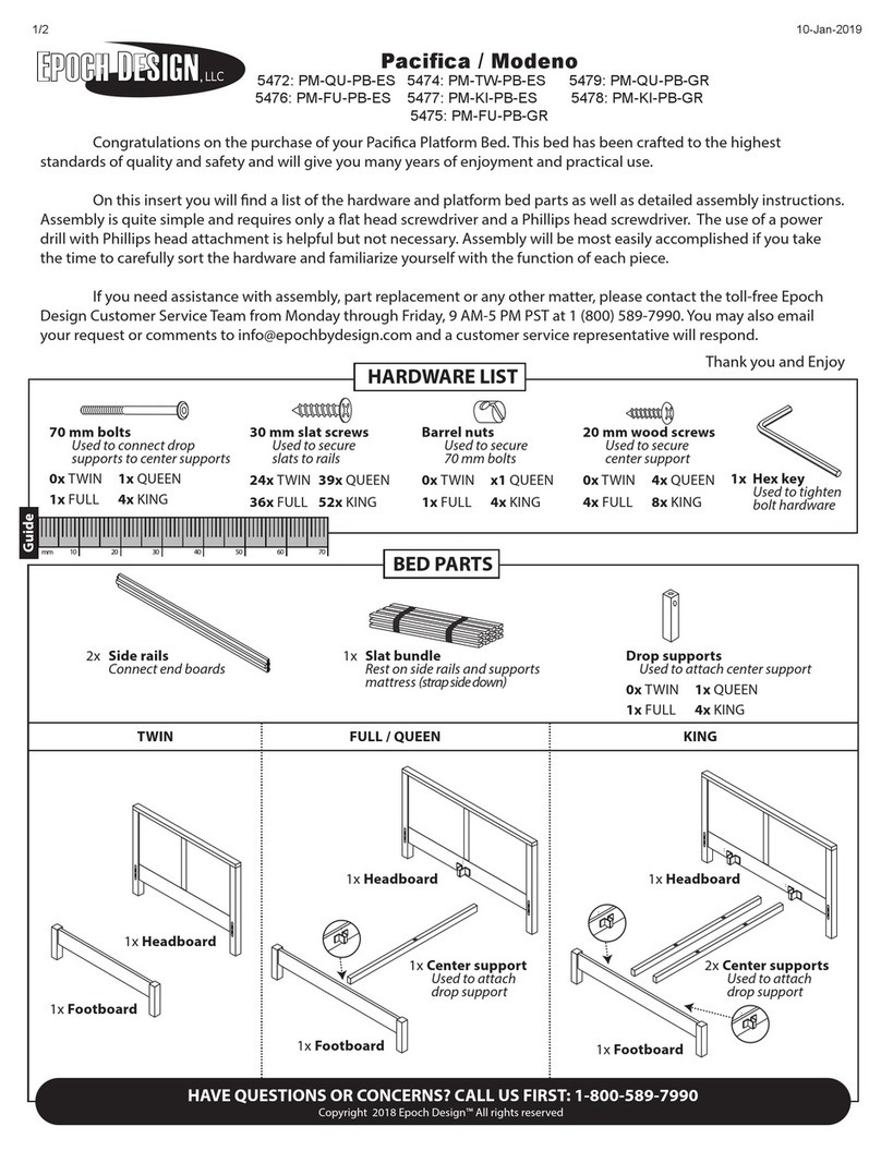 Epoch Design Pacifica 5472 instructions