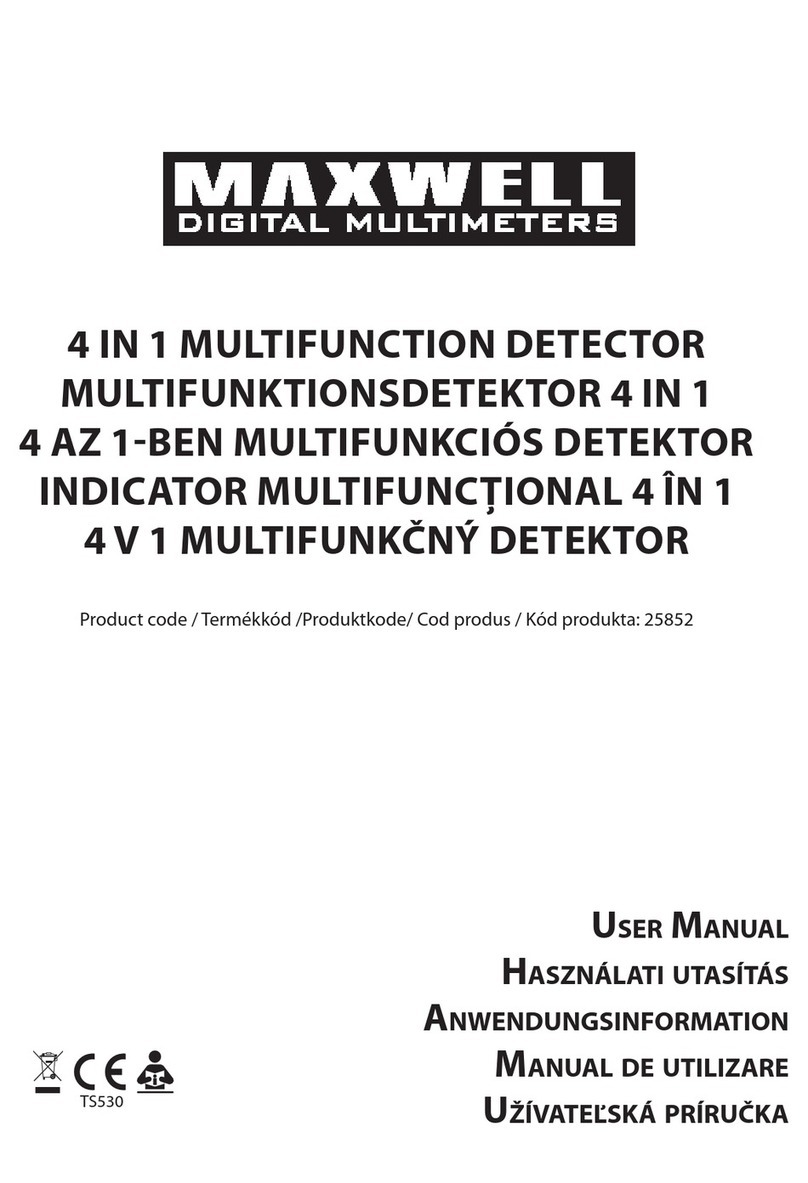 Maxwell Digital Multimeters 25852 user manual