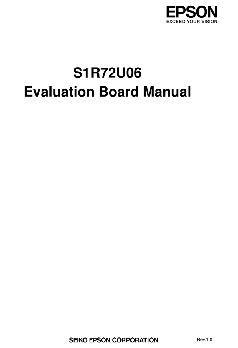 Epson S1R72U06 User manual