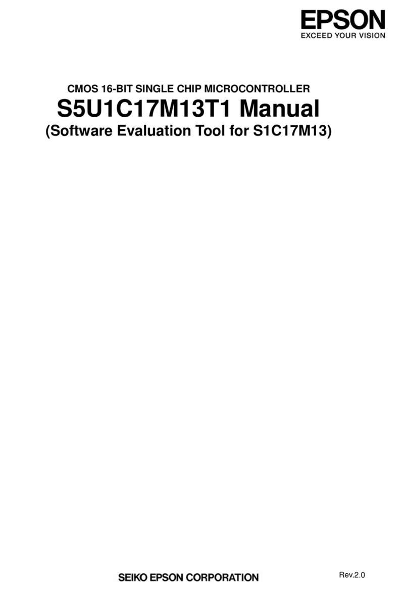 Epson S5U1C17M13T1 User manual